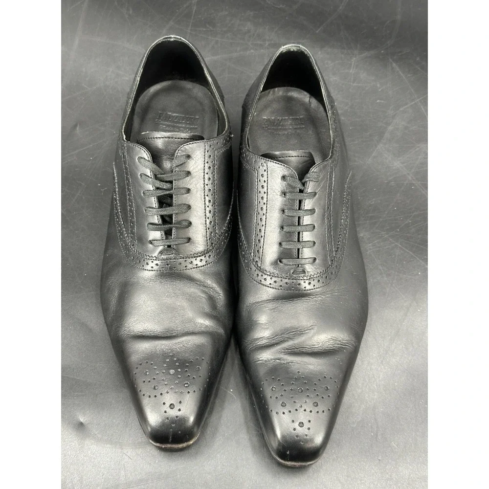 Pal Zileri Whole Cut Oxfords Brown Men's‎ Size 43.5 Black